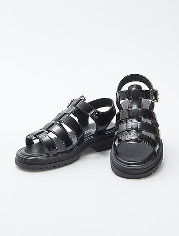 Sandales vernies à talon