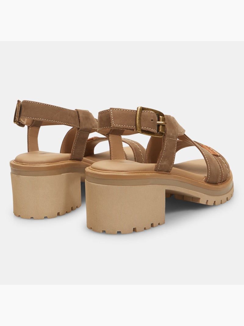 Sandales Weinbrenner avec talon midi BATA Marron - Kiabi