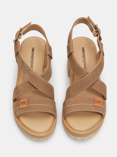 Sandales Weinbrenner avec talon midi BATA - Kiabi