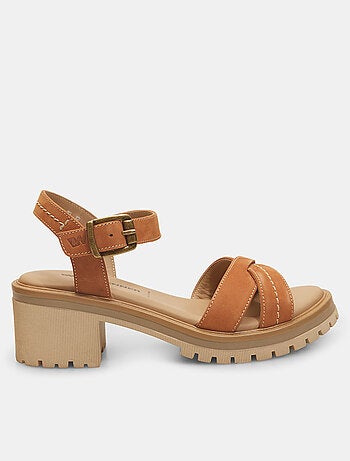 Sandales Weinbrenner en nubuck avec talon 5 cm BATA
