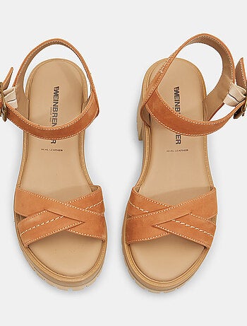Sandales Weinbrenner en nubuck avec talon 5 cm BATA