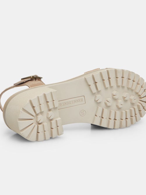 Sandales Weinbrenner en nubuck avec talon 5 cm BATA - Kiabi