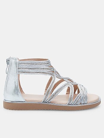 Sandales zippée confortables