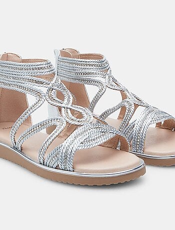 Sandales zippée confortables