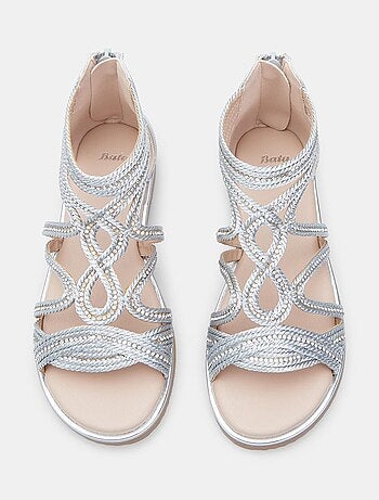 Sandales zippée confortables