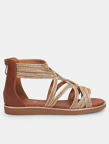 Sandales zippée confortables