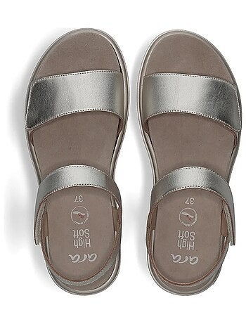 Sandales/nu Pieds Ara Argent