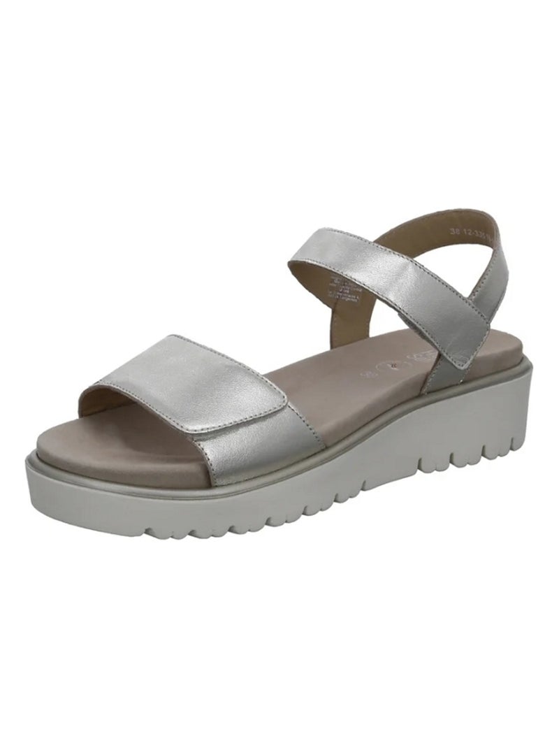 Sandales/nu Pieds Ara Argent Argent - Kiabi