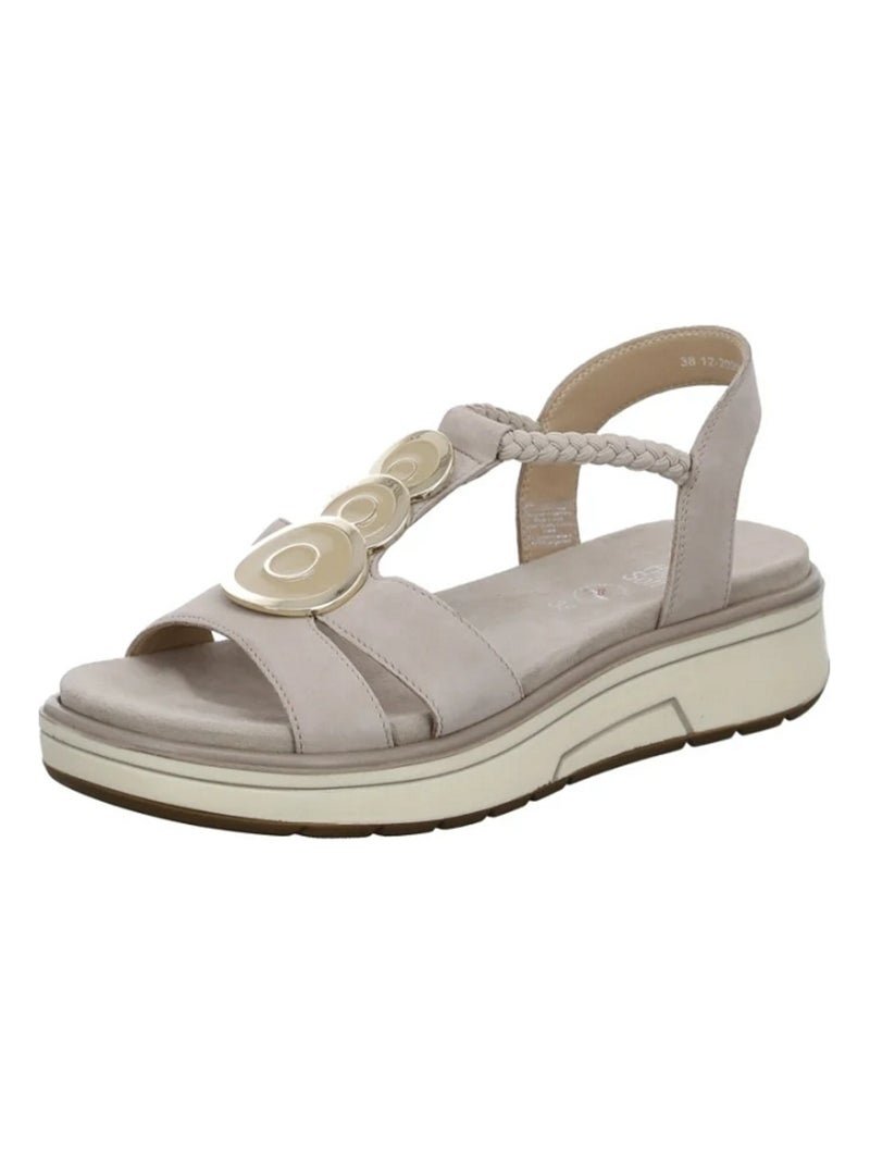 Sandales/nu Pieds Ara Beige Beige - Kiabi