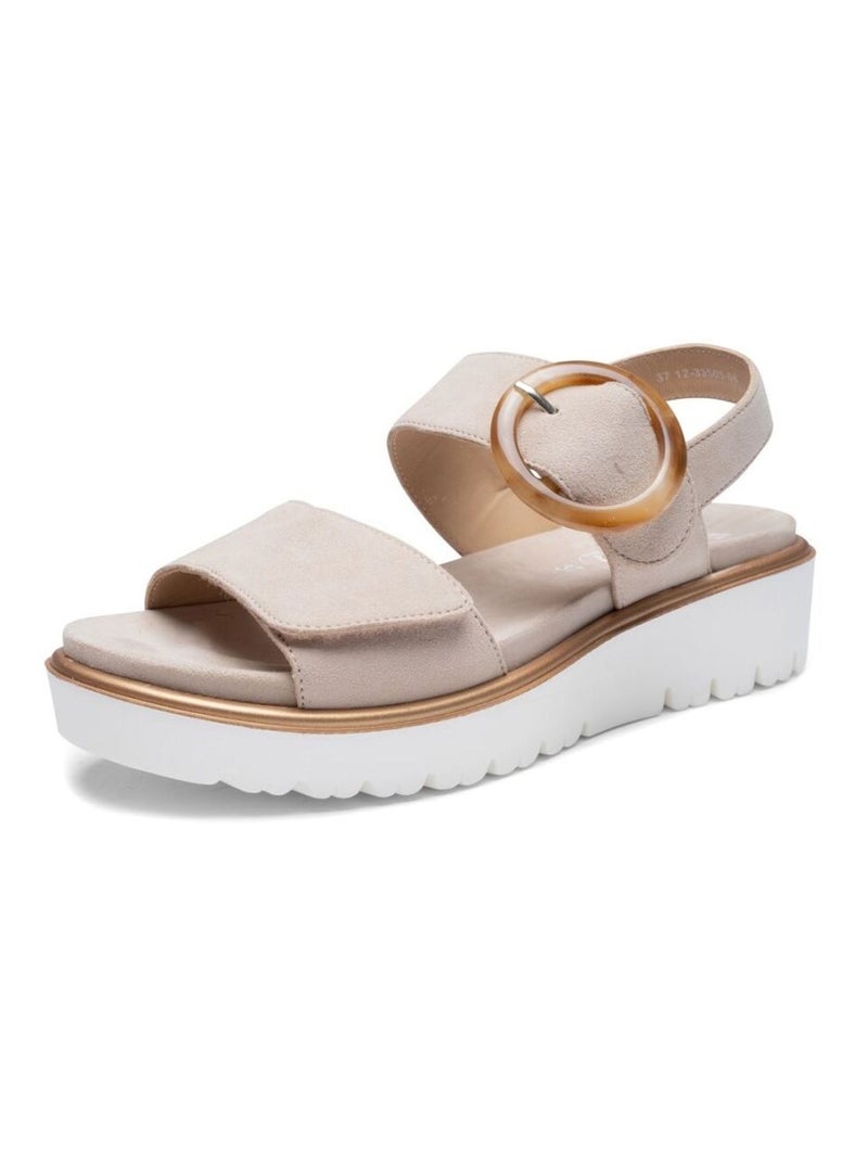 Sandales/nu Pieds Ara Beige Beige - Kiabi
