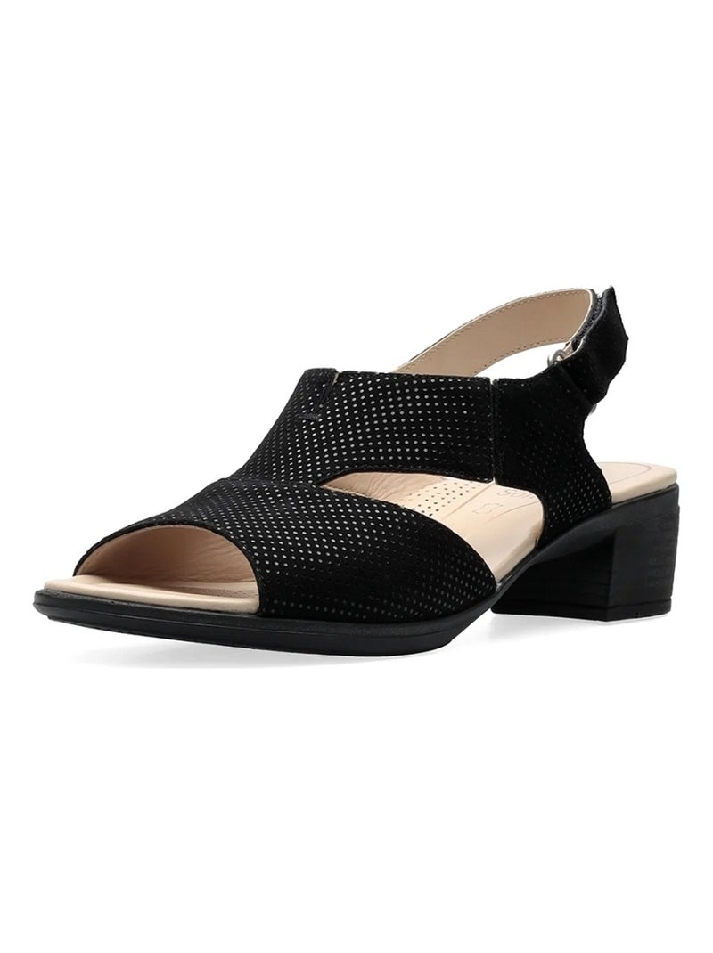 Sandales/nu Pieds Ara Noir Noir - Kiabi