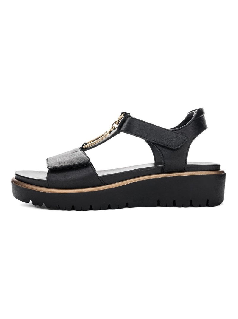 Sandales/nu Pieds Ara Noir Noir - Kiabi