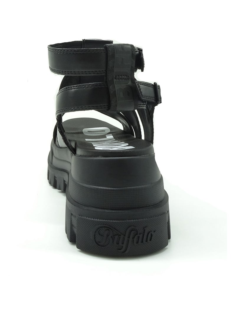 Sandales/nu Pieds Buffalo Noir Noir - Kiabi