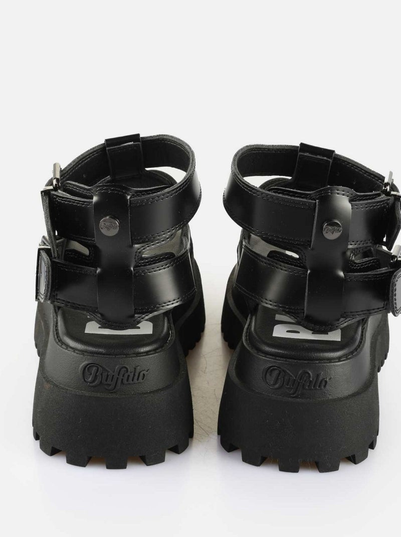 Sandales/nu Pieds Buffalo Noir Noir - Kiabi