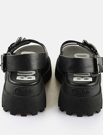 Sandales/nu Pieds Buffalo Noir