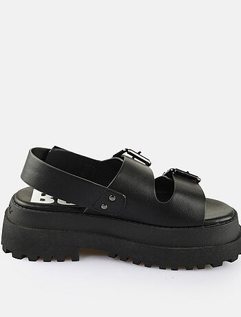 Sandales/nu Pieds Buffalo Noir
