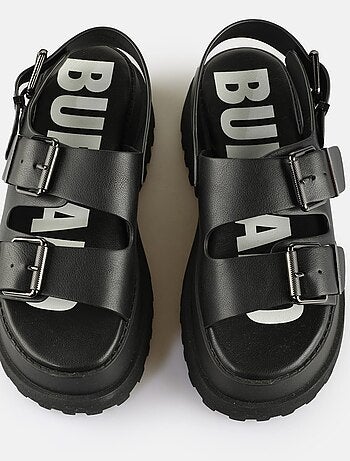 Sandales/nu Pieds Buffalo Noir