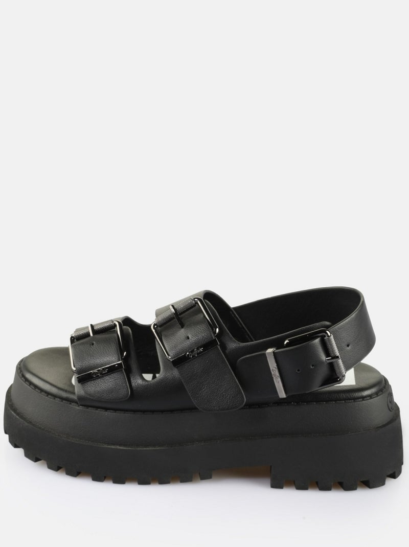 Sandales/nu Pieds Buffalo Noir Noir - Kiabi