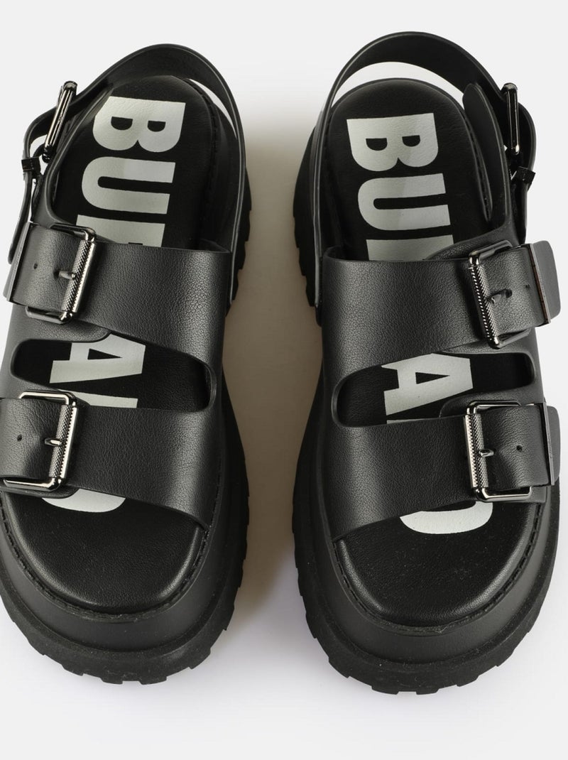 Sandales/nu Pieds Buffalo Noir Noir - Kiabi