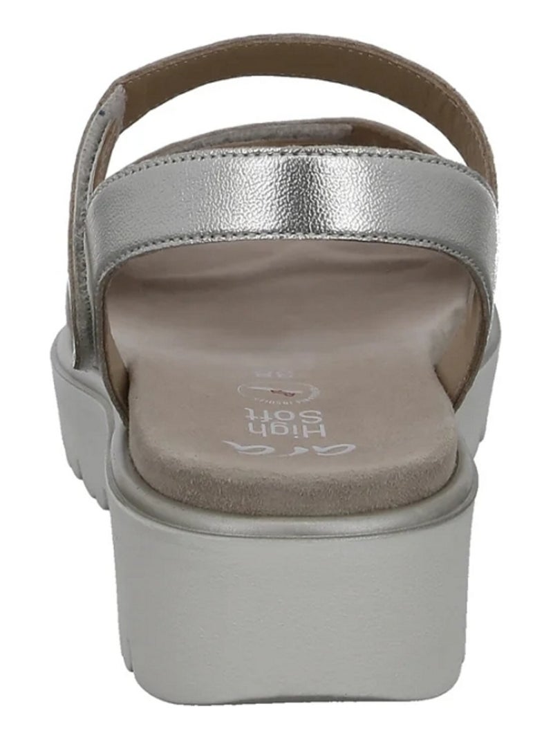 Sandales/nu Pieds Femme Ara Argent - Kiabi