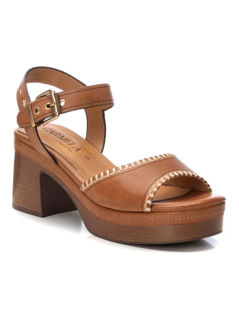 Sandales/nu Pieds Femme Carmela Marron - Kiabi
