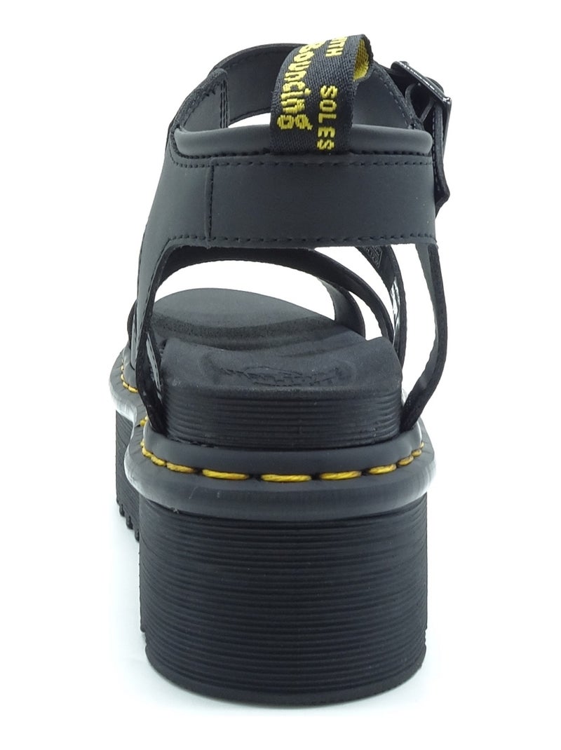 Sandales/nu Pieds Femme Dr Martens Noir - Kiabi