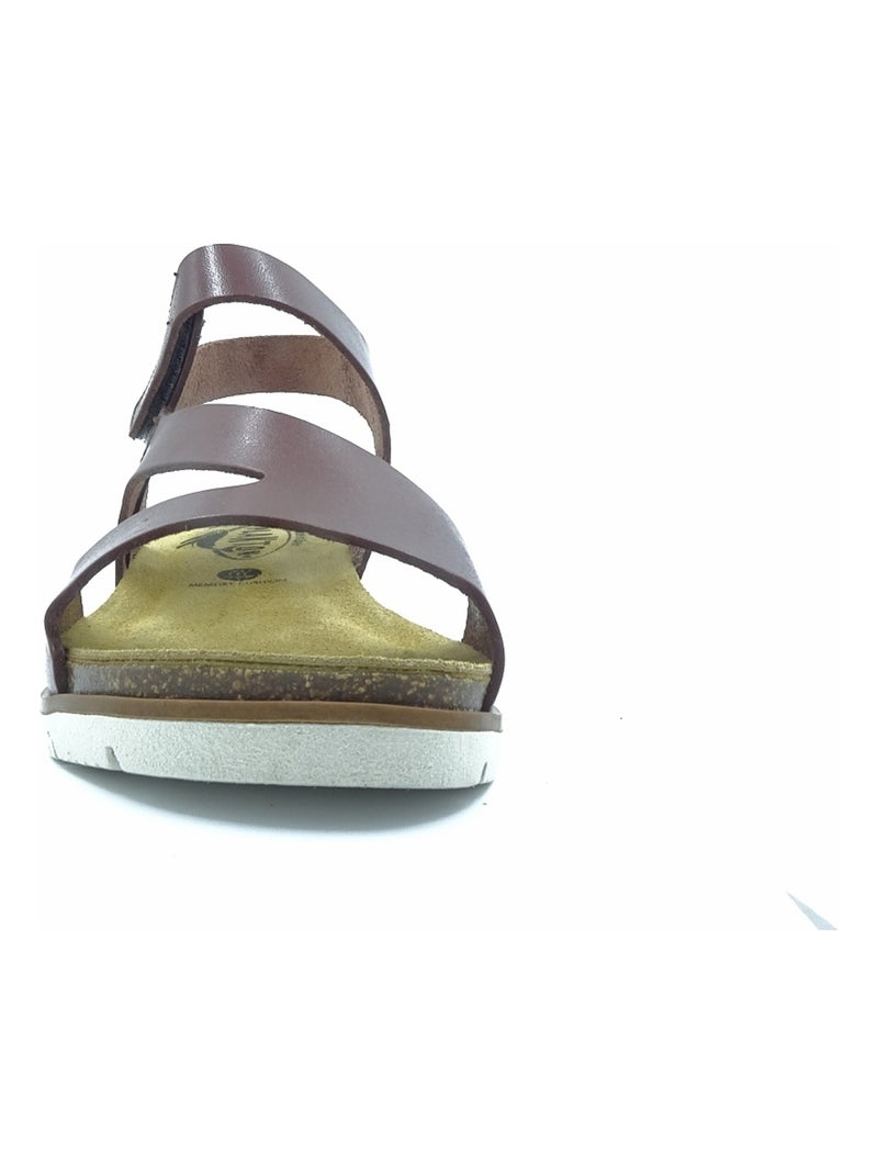 Sandales/nu Pieds Femme Plakton Marron - Kiabi