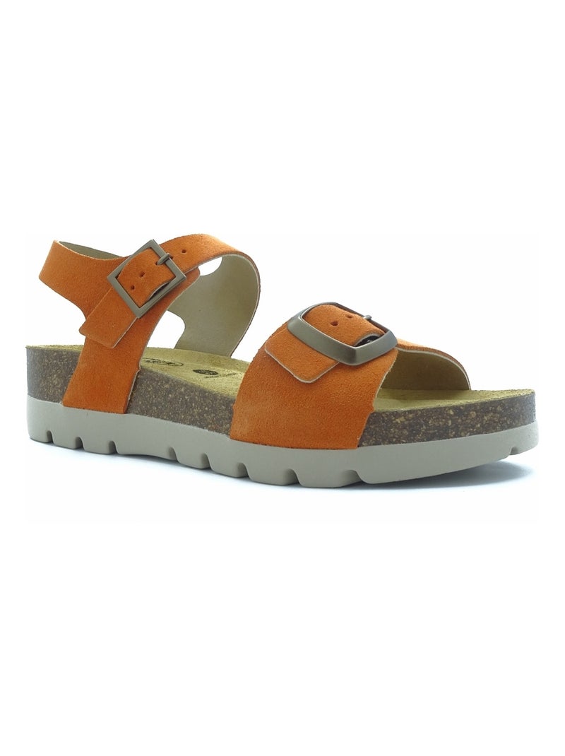 Sandales/nu Pieds Femme Plakton Orange - Kiabi
