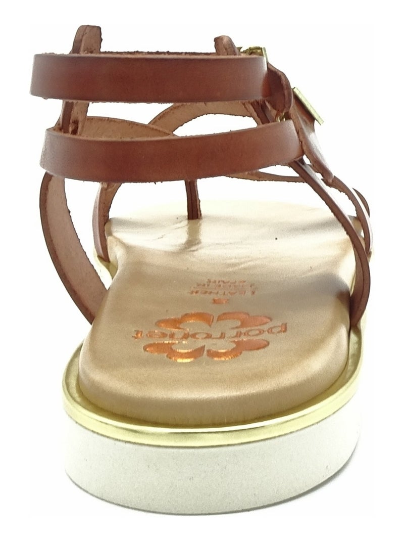 Sandales/nu Pieds Femme Porronet Marron - Kiabi