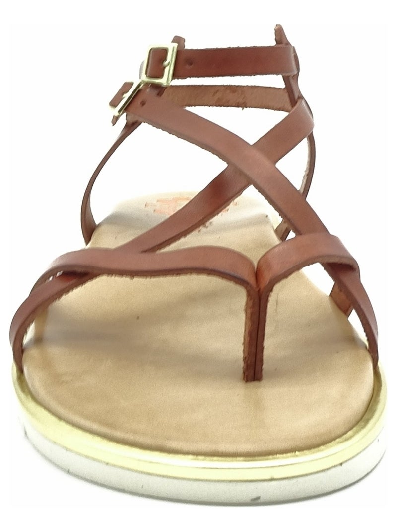 Sandales/nu Pieds Femme Porronet Marron - Kiabi