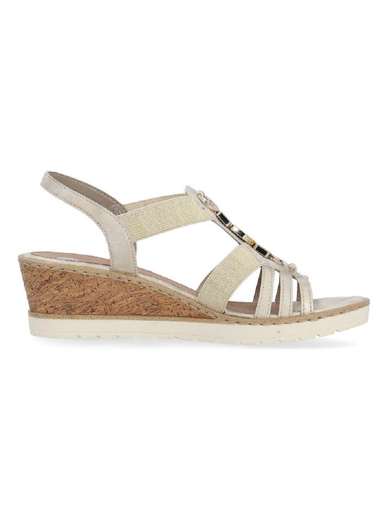 Sandales/nu Pieds Femme Remonte Blanc - Kiabi