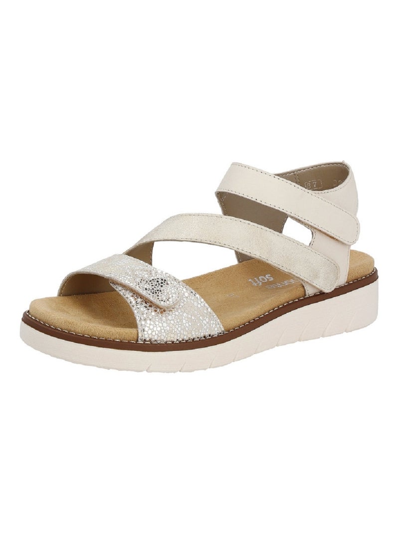Sandales/nu Pieds Femme Remonte Blanc - Kiabi