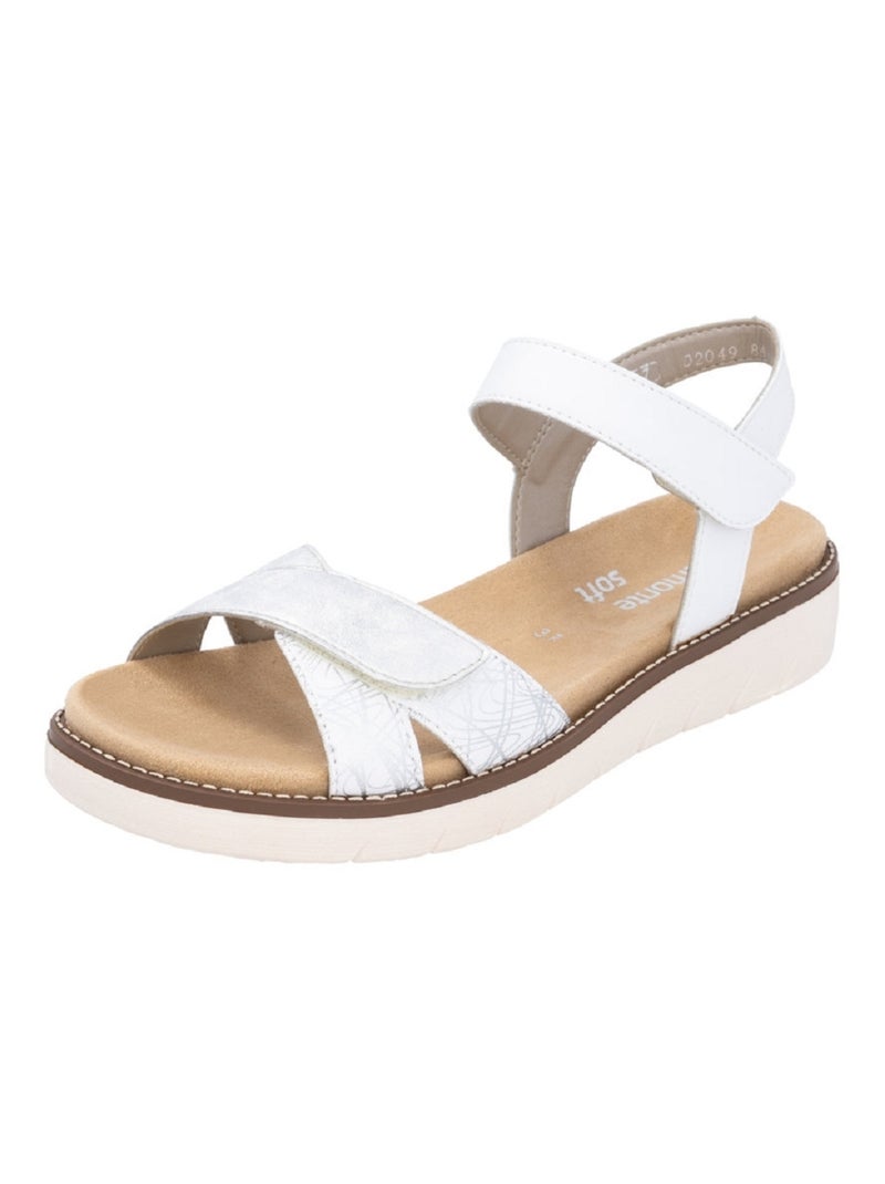 Sandales/nu Pieds Femme Remonte Blanc - Kiabi