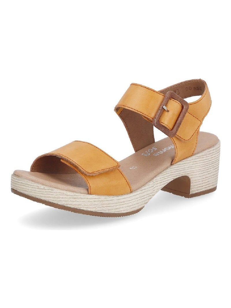 Sandales/nu Pieds Femme Remonte Orange - Kiabi