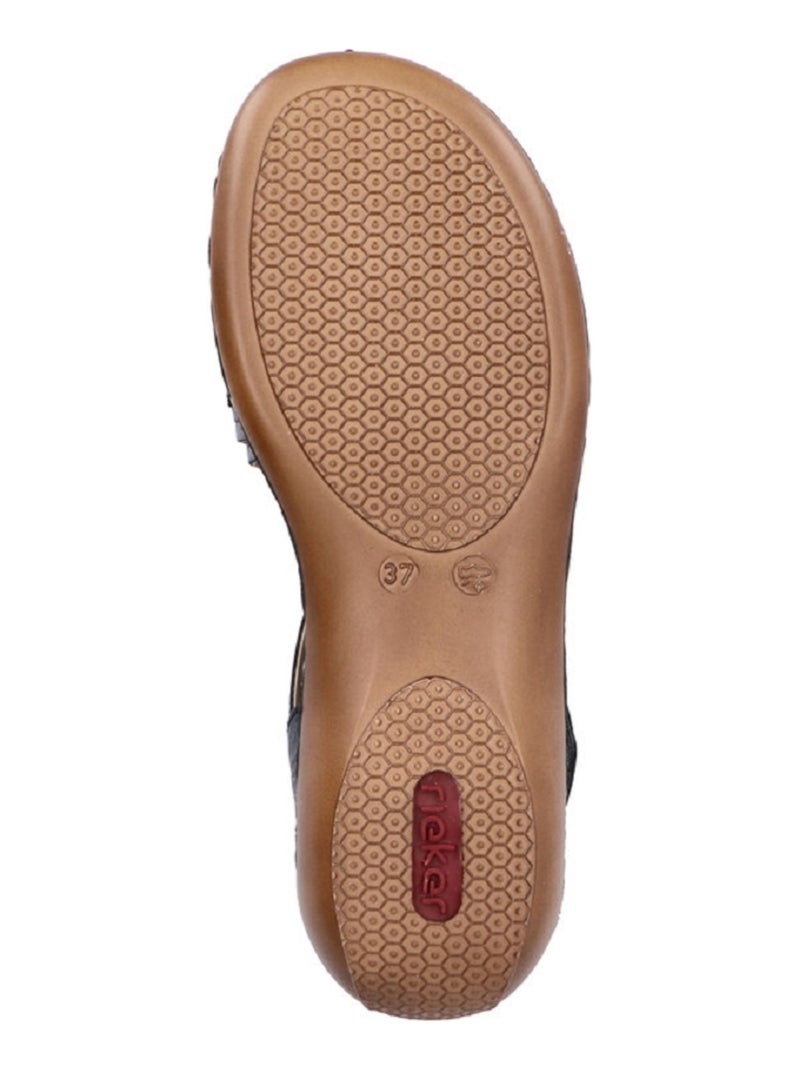 Sandales/nu Pieds Femme Rieker Gris - Kiabi