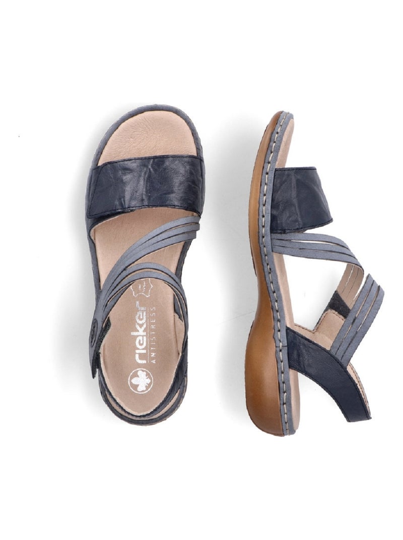 Sandales/nu Pieds Femme Rieker Gris - Kiabi