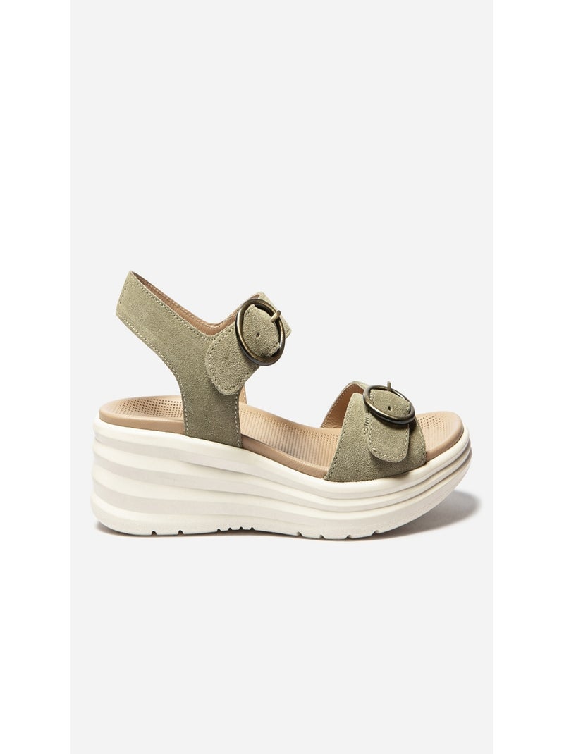 Sandales/nu Pieds Femme Tbs Vert - Kiabi