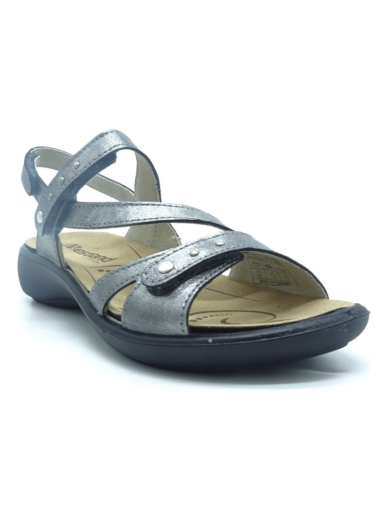 Sandales/nu Pieds Joseph Seibel Anthracite Noir Gris anthracite - Kiabi
