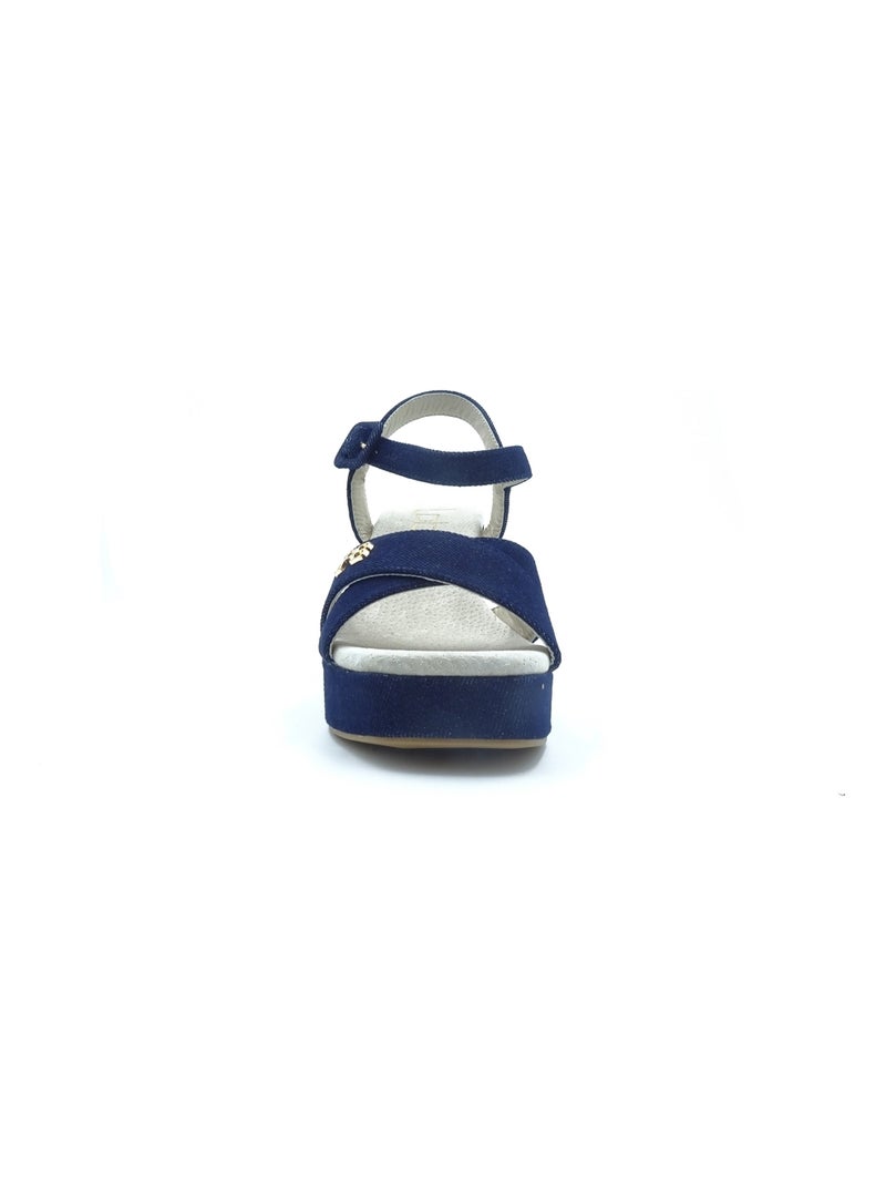 Sandales/nu Pieds Les Ptites Bombes Bleu Bleu - Kiabi