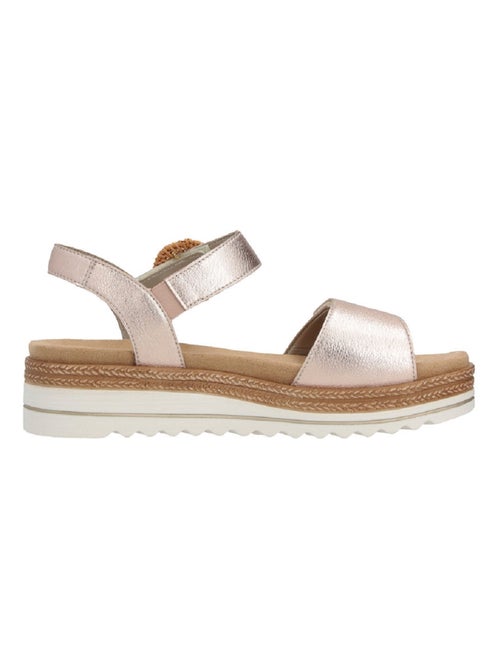 Sandales/nu Pieds Remonte Beige - Kiabi