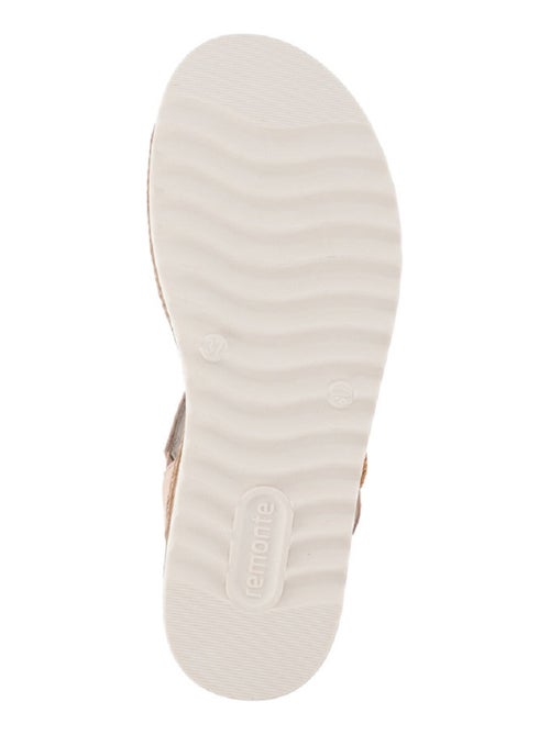 Sandales/nu Pieds Remonte Beige - Kiabi