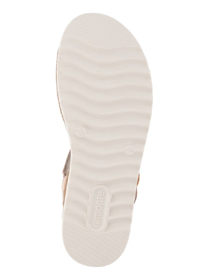 Sandales/nu Pieds Remonte Beige Beige - Kiabi