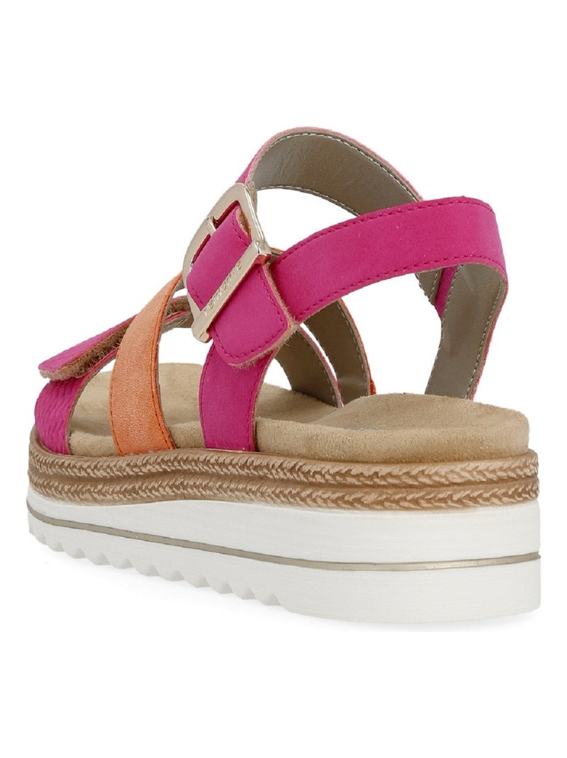 Sandales/nu Pieds Remonte Rose Rose - Kiabi