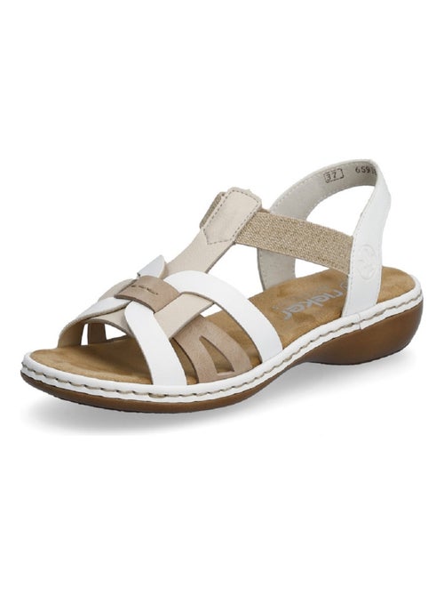 Sandales/nu Pieds Rieker Blanc - Kiabi
