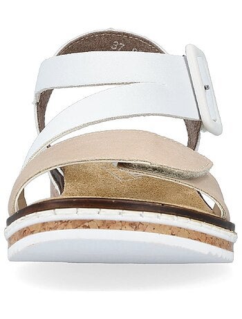 Sandales/nu Pieds Rieker Blanc