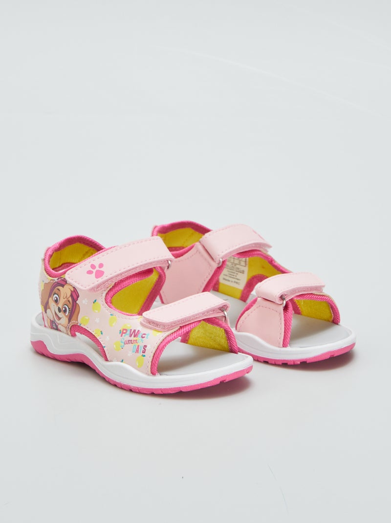 Sandalettes plates Rose - Kiabi