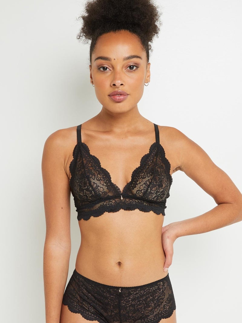 Sans armatures dentelle Amelie - RougeGorge Lingerie Noir - Kiabi