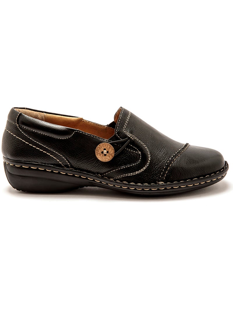 Sans-gêne cuir tannage végétal - PEDICONFORT Noir Noir - Kiabi
