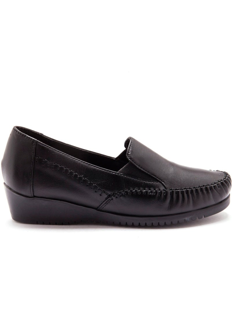 Sans-gêne élastiqués cuir - pediconfort Noir Noir - Kiabi