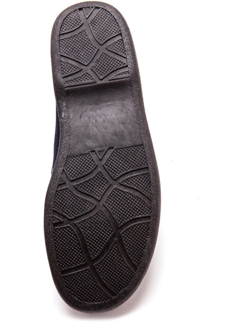 Sans-gêne en cuir - PEDICONFORT Bleu marine - Kiabi